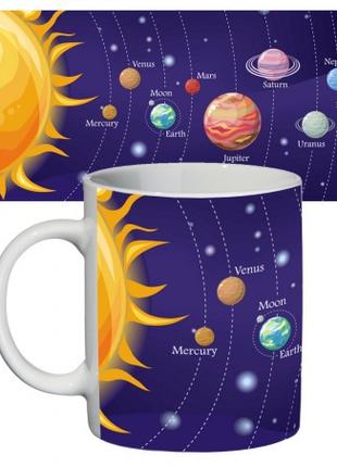 Чашка с принтом 65605 Солнечная система