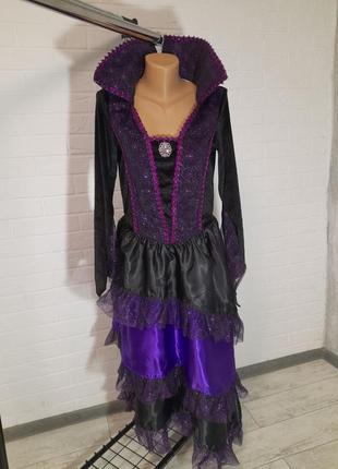 Платье карнавальное, ведьма, хэллоуин