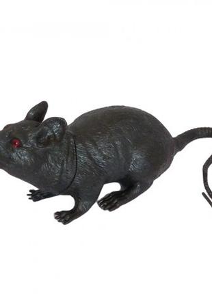 Резиновая Крыса 18см (черная)