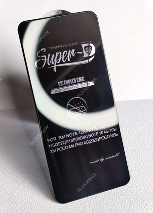 Захисне скло 5D(6D) Super D від mietubl для Xiaomi Redmi Note 11