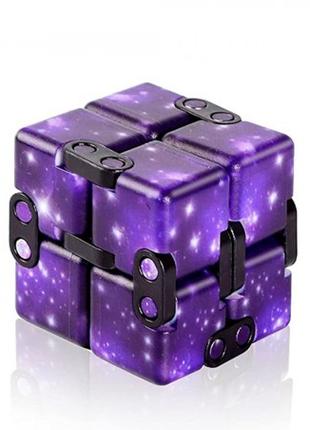 Кубик антистресс Infinity Cube космос (фиолетовый)
