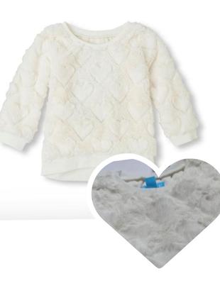В наличии
мехушка свитер, кофта свитшот сердца для девочки плю...