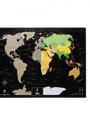 Скретч-мапа світу BLACK EDITION