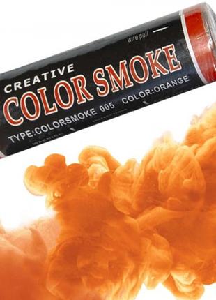 Дымовая шашка цветной дым для фотосессии (оранжевый)