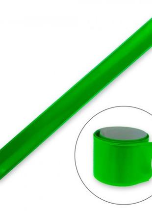 Браслет світловідбивний флікер 30 см (зелений)
