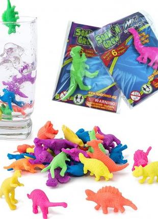 Растущие в воде игрушки 6х3см Динозавры (1шт)