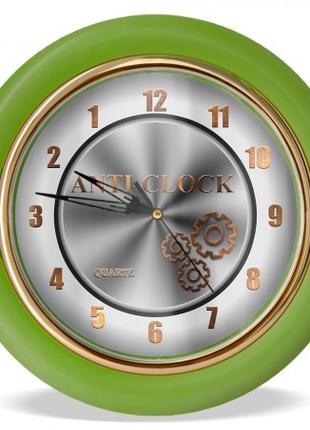 Часы с обратным ходом Anti-clock Ц011 (зеленые)