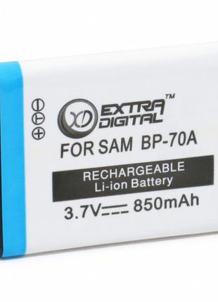 Аккумулятор к фото/видео Extradigital Samsung BP70A (BDS2606)
