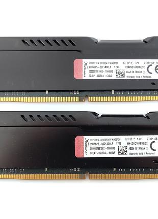Комплект оперативной памяти Kingston HyperX Fury Black DDR4 32...