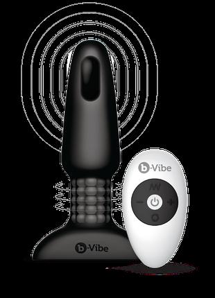 Анальная пробка с вибрацией и пультом управления B-VIBE RIMMIN...