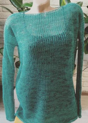 Воздушный свитер оверсайз из итальянской пряжи