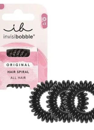 Резинка-браслет для волосся invisibobble ORIGINAL True Black