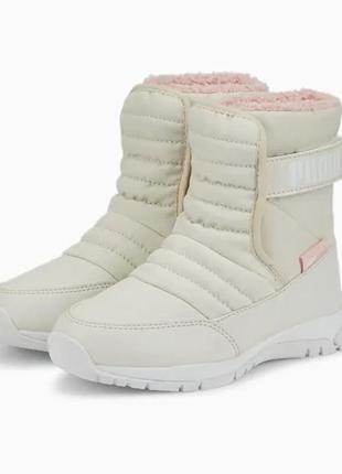 Детские зимние сапоги puma nieve winter boots, 100% оригинал