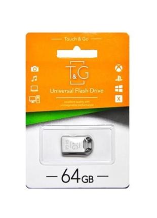 Флешка USB 2.0 T&G; Metal 64gb silver