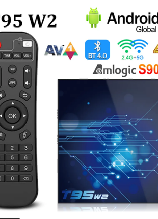 Т95 w2 Amlogic S905 W2 Android 11.0 Smart TV BOX.
