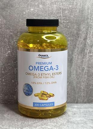 Омега-3 Ocean's Essentials, 300 капсул Производство Нидерланды