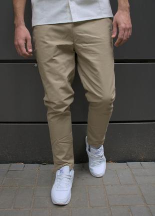 Мужские брюки на лето бежевые