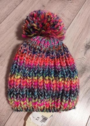 Зимова дитяча шапка на дівчинку 5-6 років, бренду next, нова.