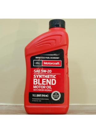 Моторное масло Ford Motorcraft Synthetic Blend SAE 5W-20 0,946л