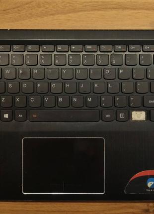 Верхняя панель с тачпадом palmrest и клавиатурой LENOVO IdeaPa...