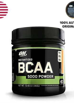 Амінокислота BCAA Optimum BCAA 5000 Powder, 380 грам Апельсин