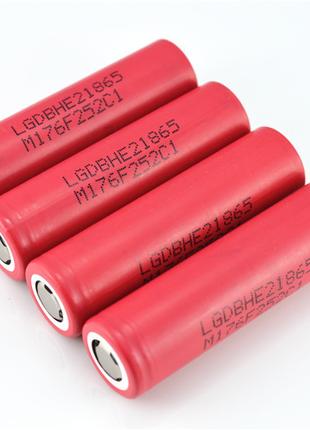 Аккумулятор LG LGDBHE21865 18650 2500 mAh 35 A