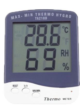 Комнатный термометр с гигрометром в детскую настольный питание...