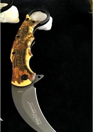 Нож складной керамбит охотничий FOX Knives FA 33