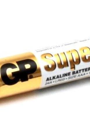 Батарейка минипальчиковая GP Super alkaline (AAA, LR03)