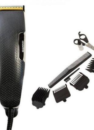 Машинка для стрижки волос Gemei GM806 с титановыми ножами 4 на...