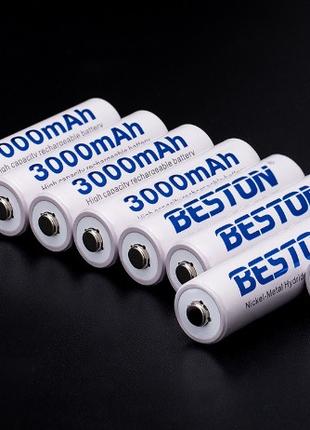 Аккумулятор пальчиковый Beston типа AA 1.2V 3000 mAh Ni-Mh диа...