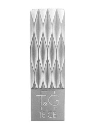 USB Flash Drive T&G; 16gb Metal 103 Колір Сталевий
