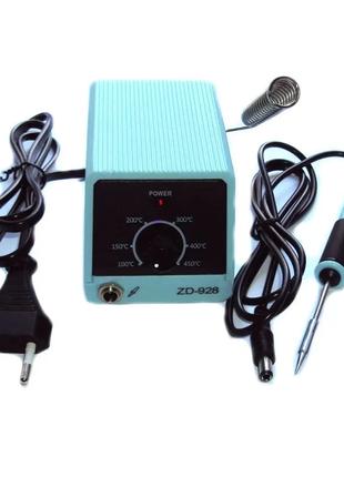 Микропаяльная станция для SMD Zhongdi ZD-928, 10W, 100…450°C