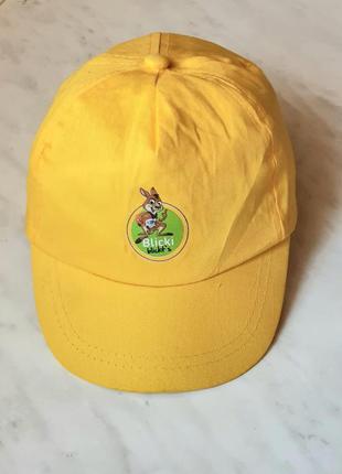 Желтая кепка бейсболка "blicki blickts" германия размер 54