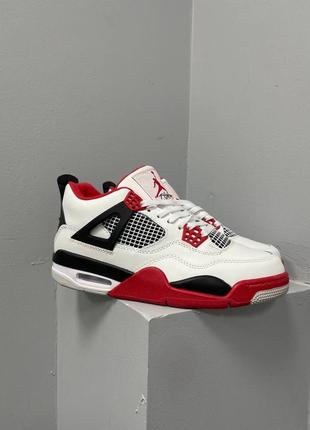 Кросівки nike air jordan 4 retro ‘fire red’