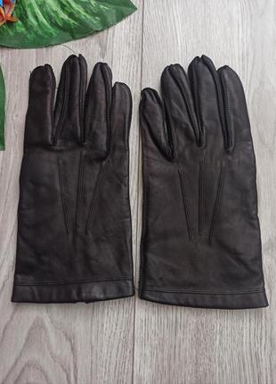 Мужские кожаные перчатки варежки р.l marks &amp; spencer