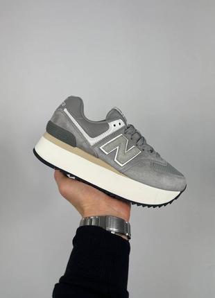 New balance 574 platform grey