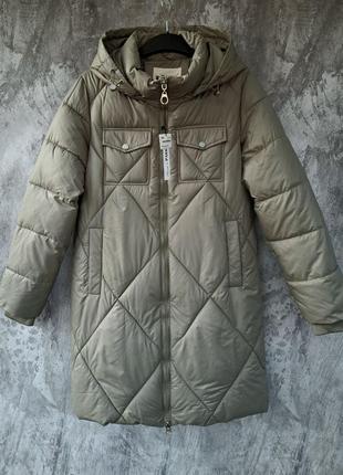 Женская зимняя длинная куртка, snow passion, 46р., см. замеры ...