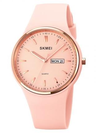 Женские часы Skmei 1747PK Pink. Наручные кварцевые розового цв...