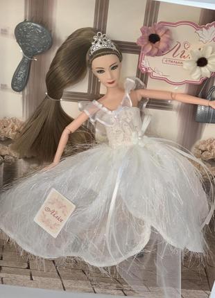 Кукла Барби в свадебном платье невеста семья, свадба 10211 Лилия