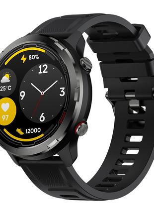 Смарт-часы Zeblaze Stratos 2 Lite Black (GPS, компас, пульсокс...