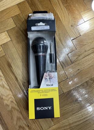 Динамический микрофон для вокала караоке sony f-v120