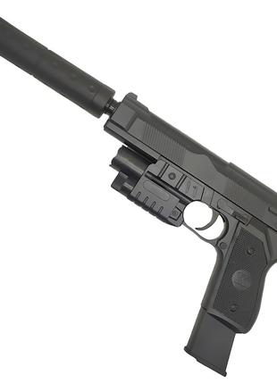 Детский игрушечный пистолет K2012-F, на пульках