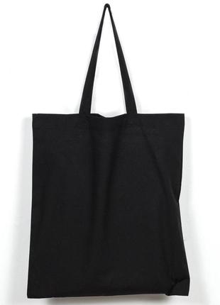 Еко сумка шопер шоппер чорний  ( торба , торбинка )