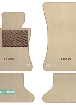 Двухслойные коврики Sotra Premium Beige для BMW 6-series (E64)...