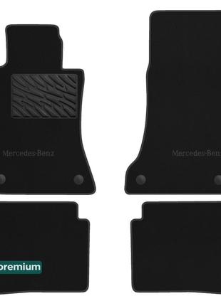 Двухслойные коврики Sotra Premium Black для Mercedes-Benz CLS-...