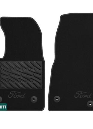 Двухслойные коврики Sotra Premium Black для Ford Transit Custo...