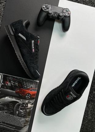 Мужские кроссовки reebok classic m all black