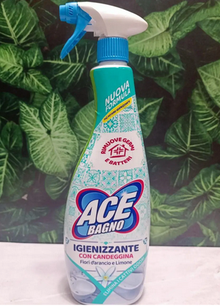 ACE SPRAY обезжириватель с отбеливателем для ванны, WC и дома