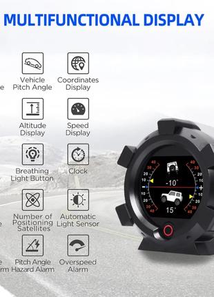 Автомобильный Инклинометр X95 цифровой, GPS